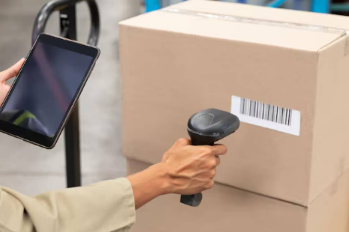 RFID reader and barcode scanner side by side