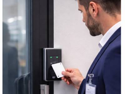 Contactless access control India system using RFID smart card authentication